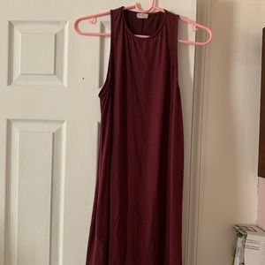 Brandy Melville Burgundy Dress